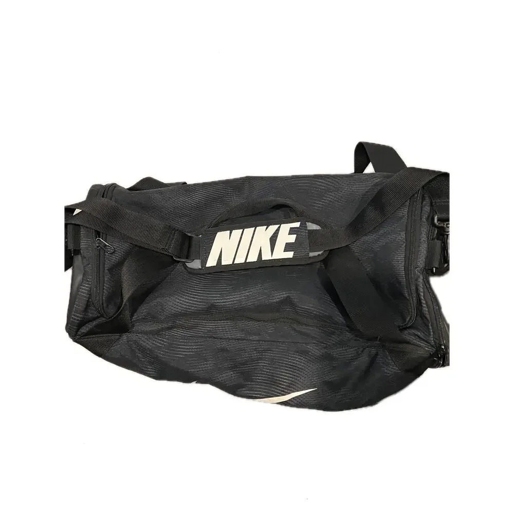 Nike Brasilia Training Duffel Bag Small 41L Striped Black
